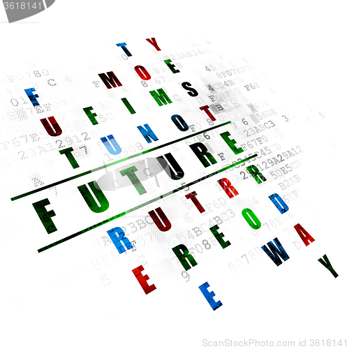 Image of Timeline concept: Future in Crossword Puzzle