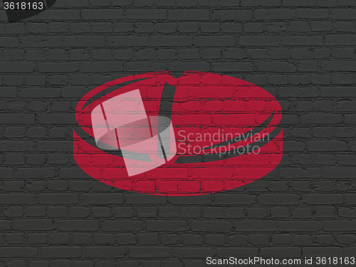 Image of Health concept: Pill on wall background