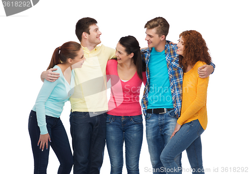 Image of group of smiling teenagers