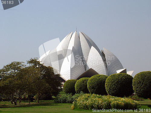 Image of Bahai Temple, New Delhi, India