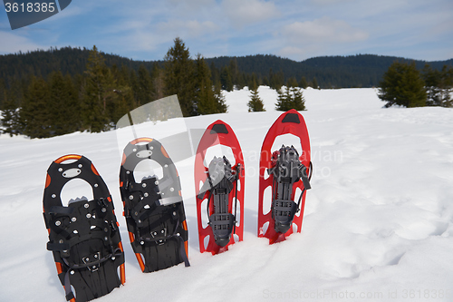 Image of winter snowshoes