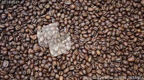 Image of Freshly roasted coffee beans