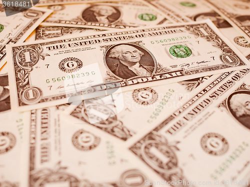 Image of Retro look Dollar notes 1 Dollar