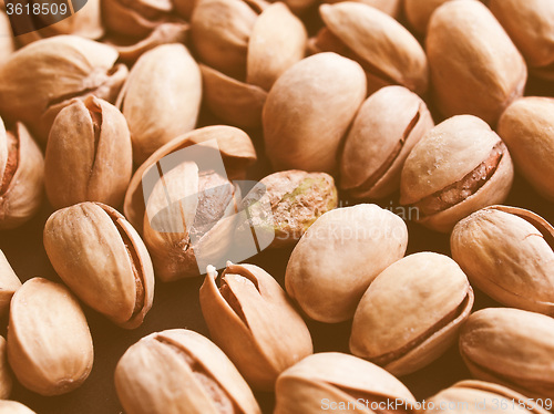 Image of Retro looking Pistachios picture