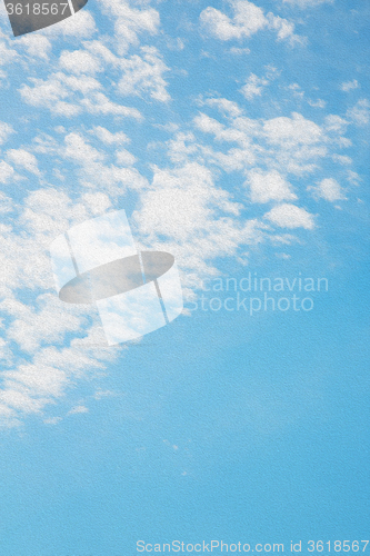 Image of in the sky of italy europe cloudy fluffy cloudscape