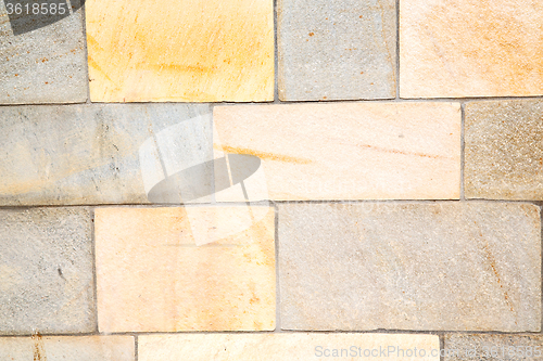 Image of  cracked  step   brick in  italy  and texture material  