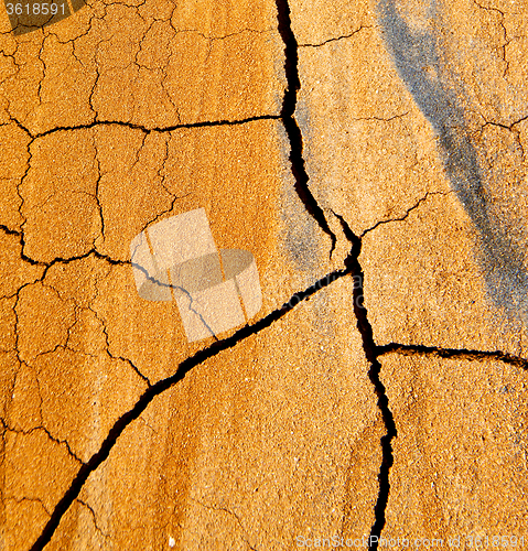 Image of  lanzarote  spain texture abstract  dry sand 