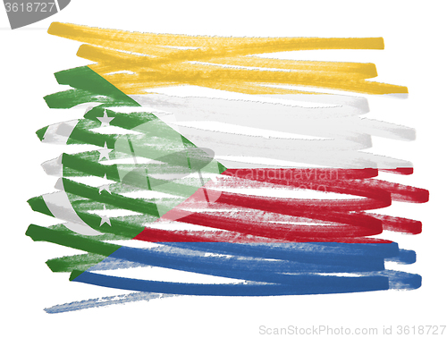 Image of Flag illustration - Comoros