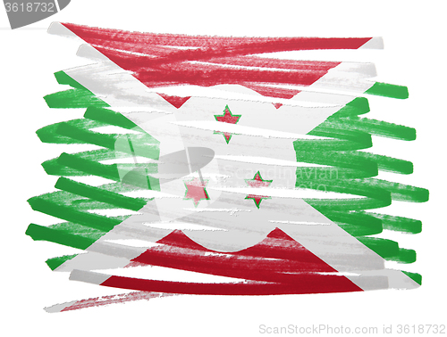 Image of Flag illustration - Burundi