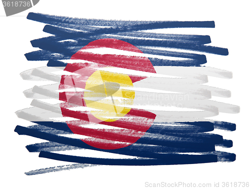 Image of Flag illustration - Colorado