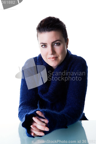 Image of Woman in Blue