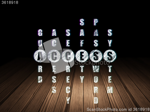 Image of Safety concept: Access in Crossword Puzzle