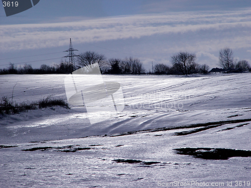 Image of magic winter field