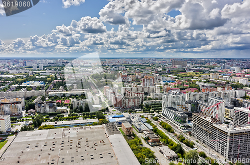 Image of Construction site of residential house in Tyumen