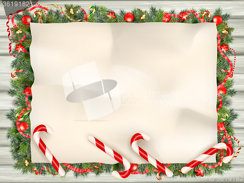 Image of Christmas card. EPS 10