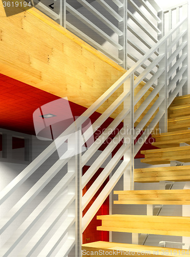 Image of Modern staircase - interior