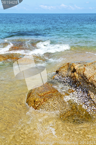 Image of      rocks in thailand  and south china kho samui  