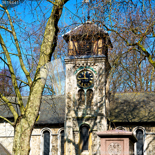 Image of in cemetery  england europe old construction and    history