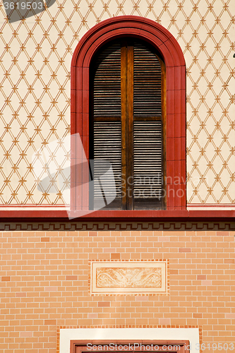 Image of abbiate varese italy abstract   in the church and venetian blind