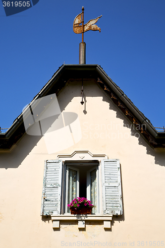 Image of venegono window  varese palaces italy     concrete  brick