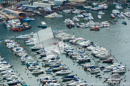 Image of Sheltered harbour in Hong Kong