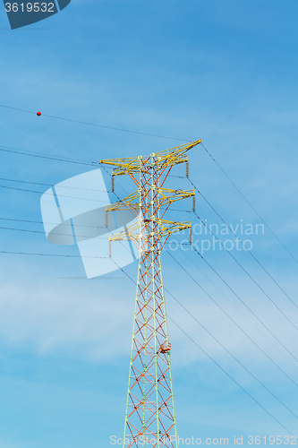 Image of Metal tower of Power Lines