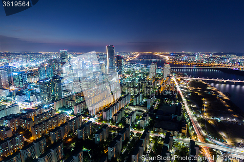 Image of Seoul City and Downtown skyline