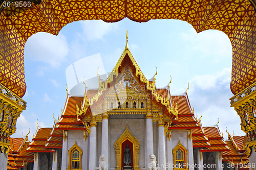 Image of Marble Temple in Bangkok Thailand