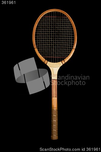 Image of Vintage Wooden Tennis Racquet