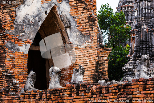 Image of Historical architecture in Ayutthaya, Thailand