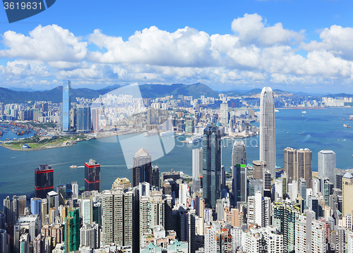 Image of Hong Kong skyline from Victoria Peak