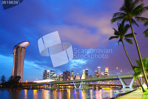 Image of Singapore city skyline