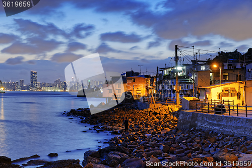 Image of Fishing Village under Magic Hour