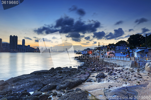 Image of Fishing Village under Magic Hour