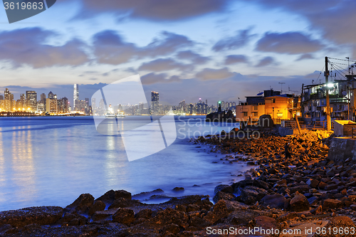 Image of Fishing Village under Magic Hour