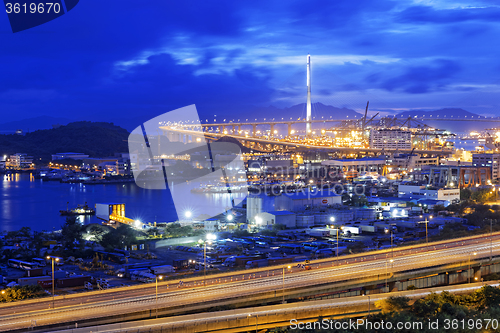 Image of Hong Kong West Kowloon Corridor highway bridge 