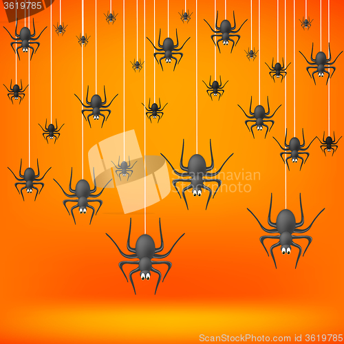 Image of Set od Grey Spiders 