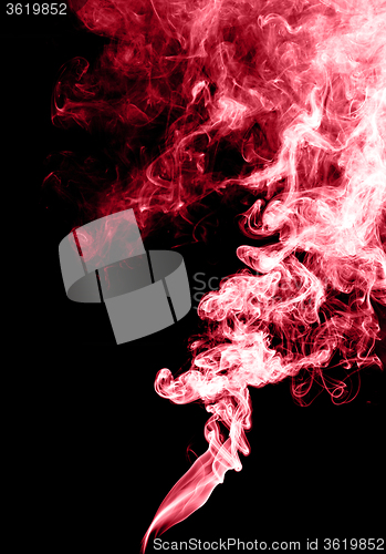 Image of Red smoke