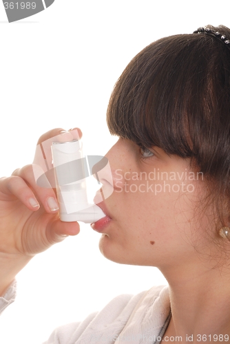 Image of Girl with Inhaler