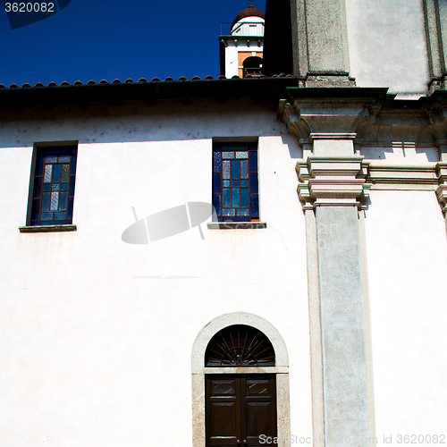 Image of old architecture in italy europe milan religion and sunlight