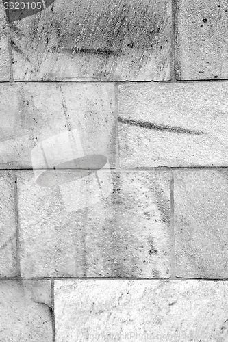 Image of  cracked  step   brick in  italy old wall and texture material t