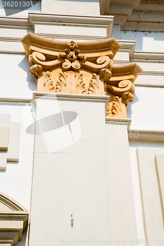 Image of abstract old  in the  country  of europe italy and  