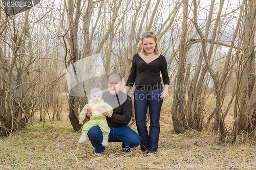 Image of Dad mom and son   