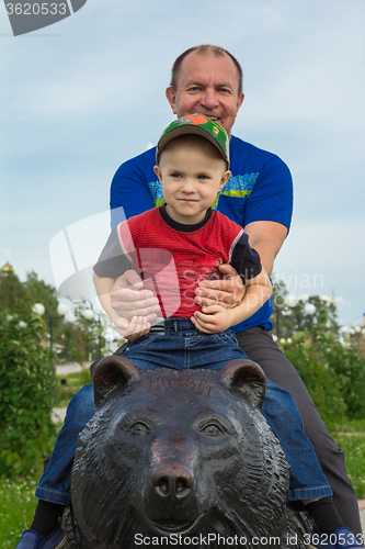 Image of Father and son  