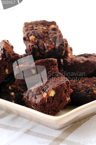 Image of Homemade chocolate brownies