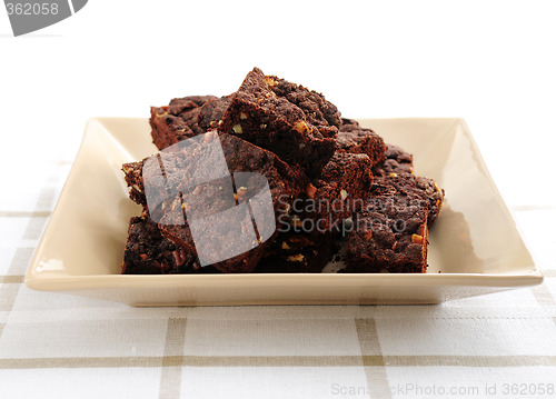 Image of Homemade chocolate brownies