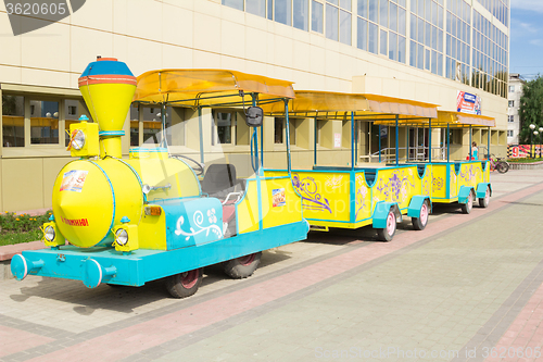 Image of Children\'s yellow train