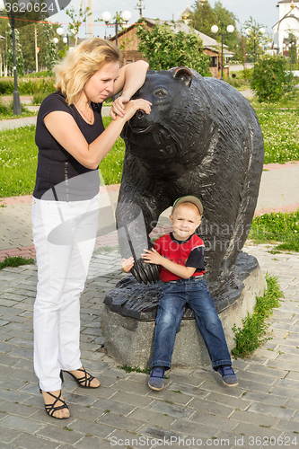 Image of Mother and son 