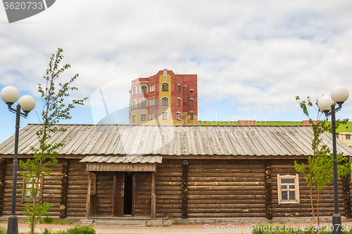 Image of Wooden house   