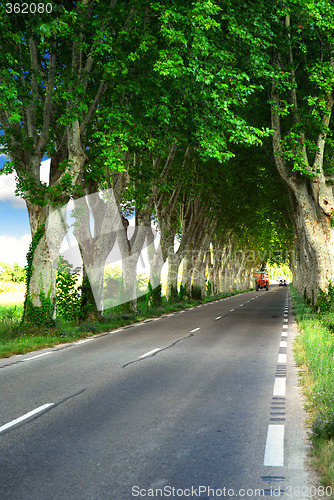 Image of French country road